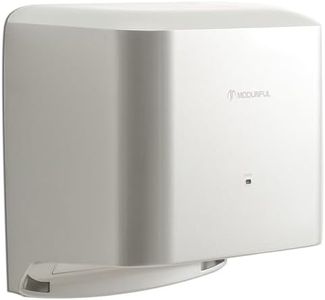 modunful Compact Hand Dryer for Home Bathroom, 110V AC Automatic Hand Dryer with 4-6" Sensor, Dual Airflow & 2-Pin Plug | Low Maintenance Matte Gray