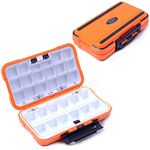 Tackle Box, - 20 Compartment Waterproof Portable Tackle Box Organizer With Storing Tackle Set Plastic Storage - Mini Utility Lures Fishing Box, Small Organizer Box Containers For Trout, Jewelry, Bead