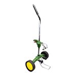 Garden Pot Mover with Adjustable Handle - Heavy Duty Plant Dolly Caddy with Sturdy Flat-Free Wheels and Gripping Suction Cups, Max 75KG Weight Capacity