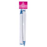 Susan Bates 14-Inch Single Point Knitting Needle, 25mm, White/Blue