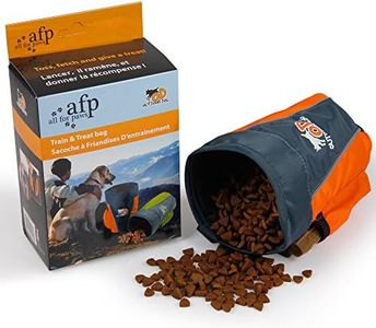 All for Paws Outdoor Dog Train N Treat Bag, Orange/Green