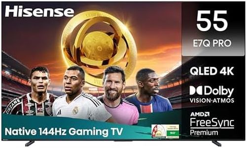 Hisense 139 cm (55 inches) E7Q PRO Series 4K Ultra HD Smart QLED TV 55E7Q PRO (Charcoal Grey)