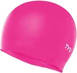 TYR Unisex Adult Black Cap, Florescent Pink