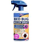 Aviro Bed Bug Killer - Fast-Acting Bed Bug Spray for Immediate Control & Long-Lasting Prevention. Professional Grade Bed Bug Treatment Spray Approved for Mattresses, Carpets & Hard Surfaces 500ml