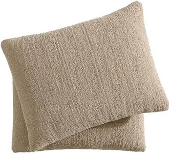 Sunday Citizen Snug Sham Set (Set of 2) – Ultra Soft Fluffy Pillow Shams, Decorative Bed Pillow Shams - Signature Snug Fabric, Hypoallergenic, Machine Washable - King Size (20.5" x 36.5") - Biscotti