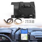 A & UTV PRO Defender Electric Device Tablet Holder, GPS Mount Phone Holder with Storage Box Organizer Tray for Can-Am Defender HD5 HD8 HD10 2016-2023 Accessories, 1PC