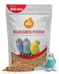 Boltz Bird Food for Budgies - 500gm | Natural & Healthy Premium Mix Seeds, | Daily Bird Budgies Food Seeds| All Life Stages - Mix Seeds (500 GM)