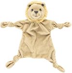 My Tiny Moments Lion Security Blanket Lovey, Tan