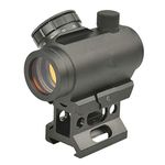 Minidiva 4 MOA Red Dot Sight 1x25mm Rifle Scope with High Rail 20mm Weaver Mount