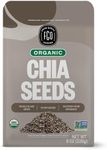 FGO Organic Chia Seeds, Imported from Paraguay, 8oz, Packaging May Vary (Pack of 1)