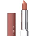 Maybelline Color Sensational Lipstick, Lip Makeup, Cream Finish, Hydrating Lipstick, Nude, Pink, Red, Plum Lip Color, Naked Dare, 0.15 oz. (Packaging May Vary)