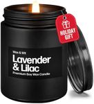 Wax & Wit Lilac Lavender Candles, S