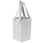 1pc Wine Tote Bag Glasses Organizer Foldable Storage Box Cotton Tote Bag 4 Bottle Wine Bag Christmas Wine Bottle Tote Bottle Bag Carrier Felt Tote Bag Bag Carrier