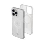 UAG Designed for iPhone 14 Pro Max Case Clear Ice 6.7" Essential Armor Build-in Magnet Compatible with MagSafe Charging Ultra Thin Ergonomic Translucent Protective Cover by URBAN ARMOR GEAR