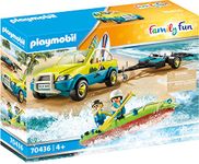 Playmobil Family Fun 70436 Car with Canoe, Ages 4+