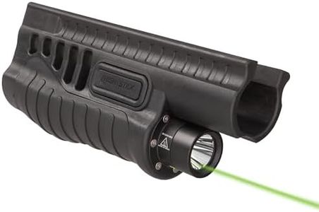 Nightstick SFL-11GL Shotgun Forend Light with Green Laser - 1200 Lumens Forend Light for Mossberg 500/590/590A1/Shockwave - IP-X7 Waterproof Impact & Chemical Resistant - 2 CR123 Batteries - Black