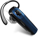 TOORUN Bluetooth Earpiece, M26 Bluetooth Headset Handsfree V5.0 Wireless Earpiece Headphone with Noise Reduction and Microphone Compatible for Android iPhone Cell Phone Laptop - Blue