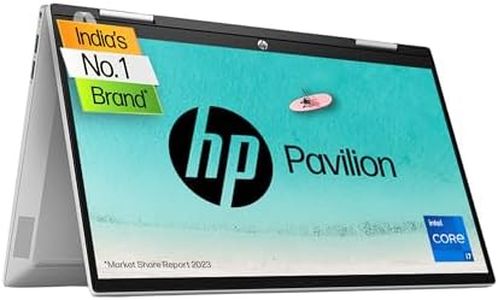 HP Pavilion X360 11th Gen Intel Core i7 14" (35.6cm) FHD Multitouch 2in1 Laptop (16Gb Ram/512Gb Ssd/B&O/Win 11 Home/FPR/Backlit Kb/Intel Iris Xe Graphics/Pen/Alexa/Ms Office/Silver/1.52Kg)14-Dy1047Tu