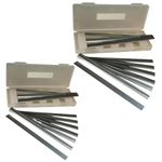 82mm Reversible Planer Blades Replacement for Black & Decker, Bosch, DeWalt and Elu planers (High Speed Steel (HSS), 20 Blades)