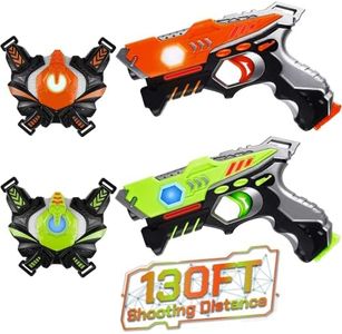 JOYENDER Laser Tag Game for Kids, Lazer Tag Gun Sets with Vest Laser Guns for Kids age 7 8 9 10 11+ Boys Girls, Laser Tag Guns 2 Player Pack for Kids, Best Gifts for 6 7 8 9 10 11+ Year Old Boy