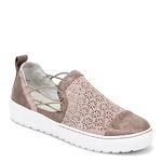 Jambu Women's Erin Perforated Platform Sneakers, Taupe, 8 UK