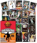 Assorted Set of 100 Basketball Trading Cards - All New Condition Cards - Perfect Starter Set for Kids, Adults, & Collectors - Potential Superstar and Hall of Fame Cards Available - Retail Packaging