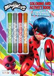 Bendon Miraculous: Tales of Ladybug and Cat Noir 48 Page Coloring Book with Stamper Markers 52562