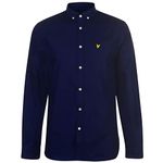 Lyle & Scott Mens Oxford Shirt Blue L