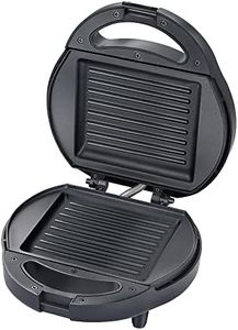 Prestige PGSP Single Sandwich Toaster with Fixed Grill Plate(500W, Black, Non-Stick)