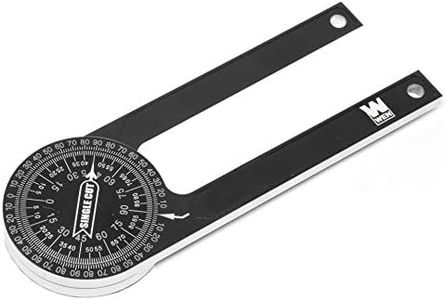 WEN Miter Saw Protractor, 7.25-Inch Aluminum Alloy with Laser-Engraved Scaled (ME175P)