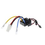 GoolRC 60A 2S-3S Brushed ESC Waterproof Electronic Speed Controller for 1/10 Tamiya Traxxas Redcat HSP HPI RC Car