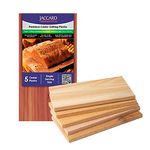 Jaccard Premium Cedar Grilling Planks (5 Pack), Small, Brown Cedar Wood