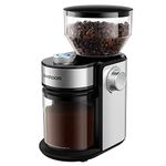 SHARDOR Electric Burr Coffee Grinder, Automatic Coffee Bean Grinder with 16 Precise Grind Setting, Adjustable Flat Burr Mill for French Press, Drip Coffee and Espresso, 2-14 Cup, Stainless Steel