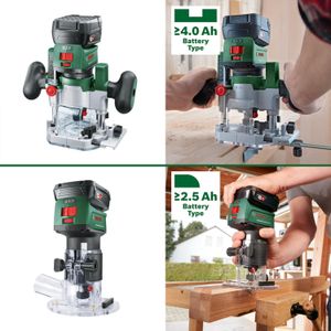 Bosch 2-in-1 Cordless Router 18V – Compact Handheld Power Tool