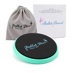 Cosybreeze Ballet Turn Board for Dancers, Turning Boards for Dancers, Gymnastics and Ice Skaters - Portable Spinning Boards with Carrying Bag - Improve Your Spinning, Releve, Turn Balance, Green