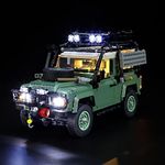 LIGHTAILING Light for Lego- 10317 Land-Rover Classic Defender 90 - Led Lighting Kit Compatible with Lego Building Blocks Model - NOT Included The Model Set