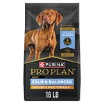 Purina Pro Plan Calm & Balanced Dry Dog Food, Chicken & Rice - 7.26 kg Bag