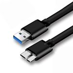 2M 5Gbps Hard Drive Cable USB 3.0 Male to Micro B 3.0 Data Transfer Sync Lead for Portable External Hard Drive,My Passport,WD Elements,Seagate,Toshiba,LaCie,Maxtor, Samsung M3 1TB/Galaxy S5/Note 3