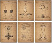 Tesla Patent Wall Art Prints - Set 