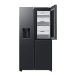 627 Litre Side-By-Side American Fridge Freezer - Black