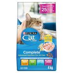 Cat Chow Complete Dry Cat Food, Real Chicken - 4 kg Bag