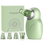 FLAPPY BEE Electric Rechargeable Vacuum Blackhead Acne Comedo Removal Machine With 5 Massage Heads and 3 Suction Modes Vacuum Pore Cleanser Cleaner