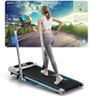 Treadmill, 5 in 1 Treadmills for Home Foldable with App Compatible, 12KM/H Under Desk Walking Pad with 9% Incline, 350 LB Weight Capacity, Magnetic Remote Control