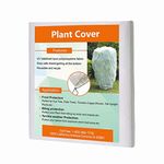 Agfabric Plant Cover Square Warm Worth Frost Blanket - Shrub Jacket, Rectangle Plant Cover for Season Extension&Frost Protection (H24''xW32'')