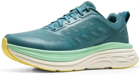 NORTIV 8 Men's Walking Running Tennis Cushioning Shoes ActiveFloat Non Slip Athletic Gym Workout Jogging Comfortable Sneakers,Size 13,Blue Green,SNWS245M