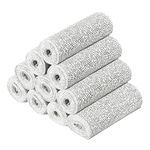 Navaris Plaster Cloth Rolls (L, Pack of 10) - Gauze Bandages for Body Casts, Plaster of Paris for Craft Projects, Belly Casting Kit Pregnancy - Easy Use Wrap Strips - 6" W x 118" L