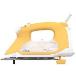 Oliso TG1600 Pro Plus 1800 Watt SmartIron with Auto Lift - for Clothes, Sewing, Quilting and Crafting Ironing | Diamond Ceramic-Flow Soleplate Steam Iron, Yellow