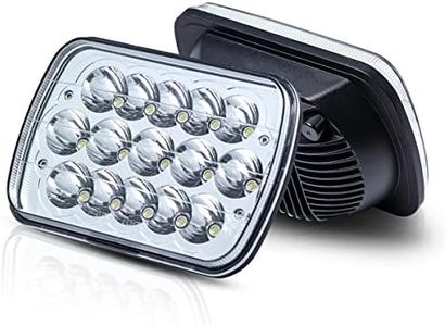 BAOLICY 7x6 Led Headlights,H6054 Led Headlights,5 7 Led Headlights Hi/Low Sealed Beam for Jeep Xj Yj Cherokee E250
