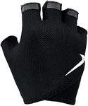 NIKE Women's 9092/59 Gym Essential Fitnes Gloves, 010 Black/White, Large