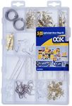 OOK Picture Hangers, Traditional Picture Hanger Kit, Brass Picture Hooks (.5-20lb), 148 Pieces, 9977132